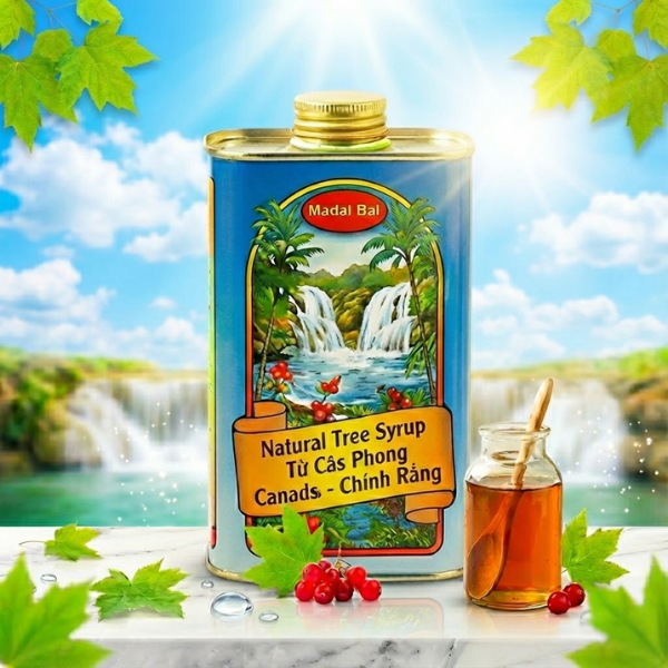 Combo 3 sản phẩm Siro Detox Neera Madal Bal Natural Tree Syrup Canada - Chính Hãng Thanh Lọc Cơ Thể, 1L