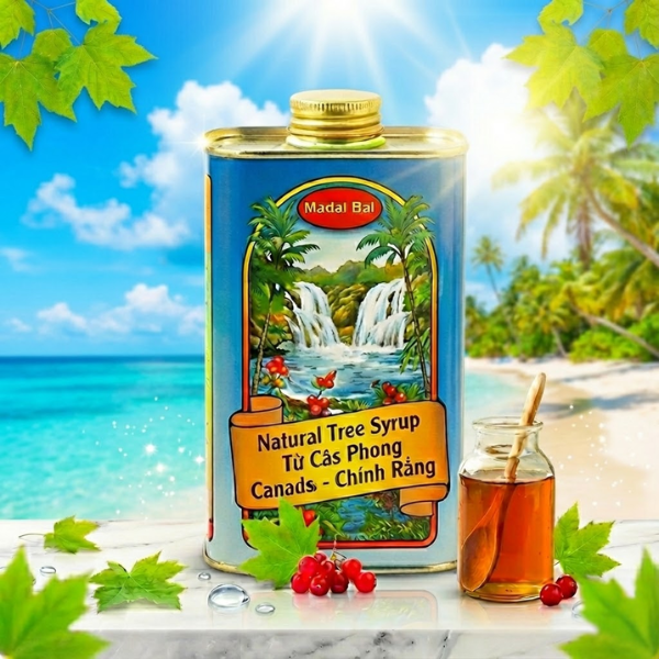 Combo 4 sản phẩm Siro Detox Neera Madal Bal Natural Tree Syrup Canada - Chính Hãng Thanh Lọc Cơ Thể, 1L