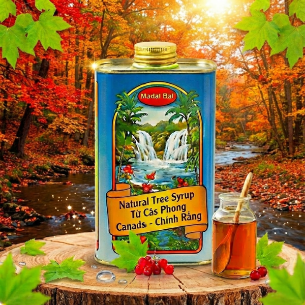 Combo 8 sản phẩm Siro Detox Neera Madal Bal Natural Tree Syrup Canada - Chính Hãng Thanh Lọc Cơ Thể, 1L